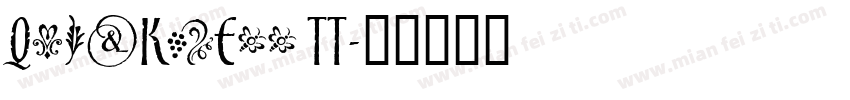 Quickness TT字体转换